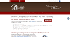 Desktop Screenshot of durdenclinic.com